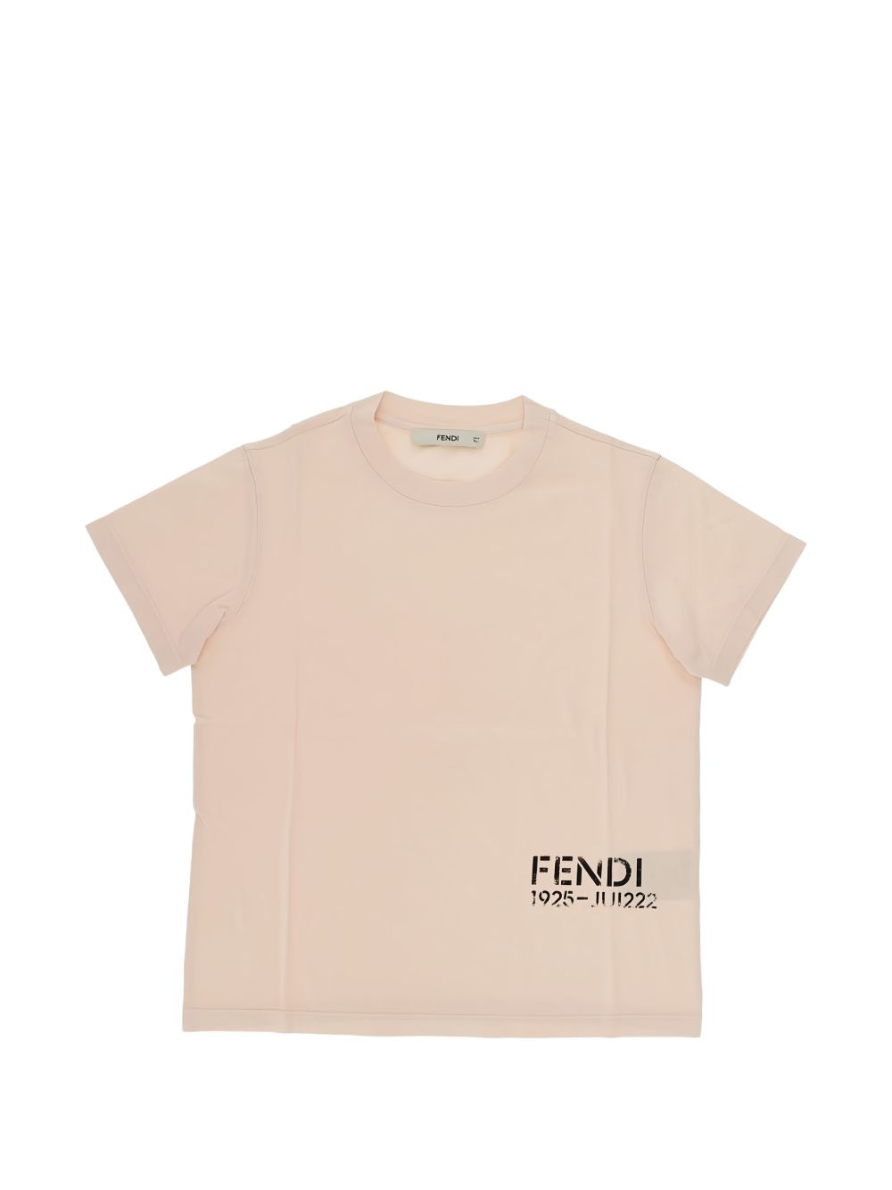 T-shirt rosa peonia per bambina JUI222B1LF F1X7W Fendi Kids 