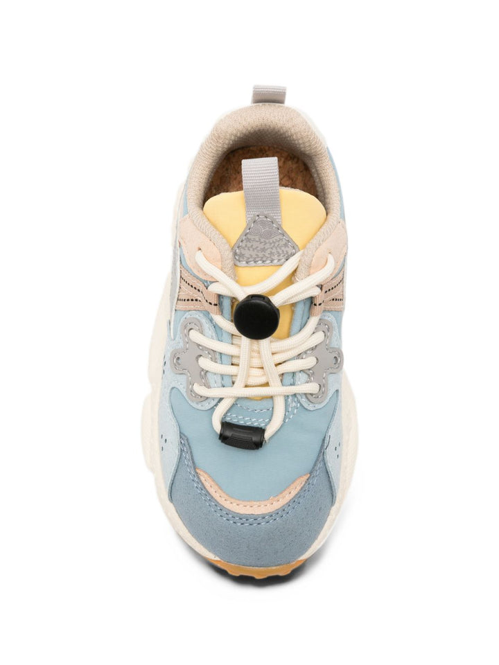Sneakers grigio/azzurro per bambino 201549721 1B64 Flower Mountain Kids 
