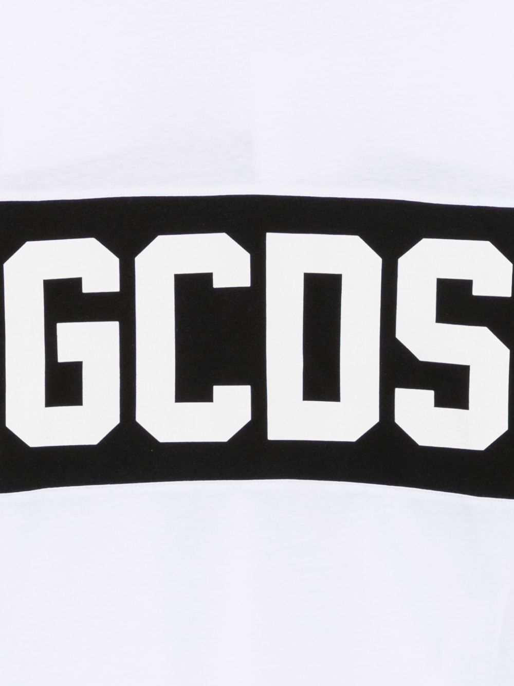 T-shirt bianca/nera per bambino Z0UJQC585J105 157B Gcds Kids 