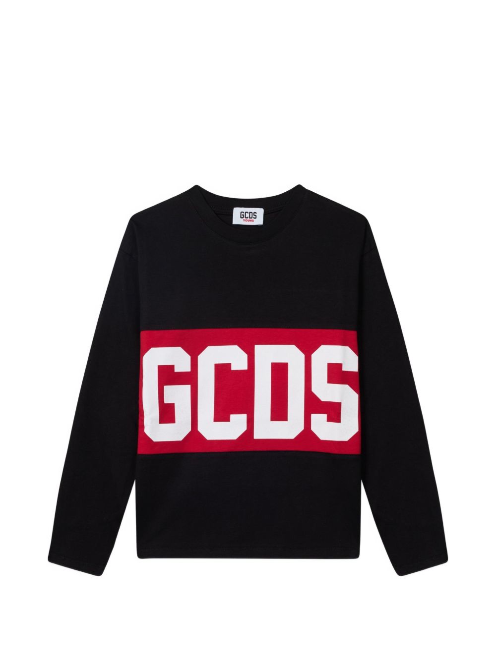 T-shirt nera/rossa per bambino Z0UJQC608J105 999R Gcds Kids 
