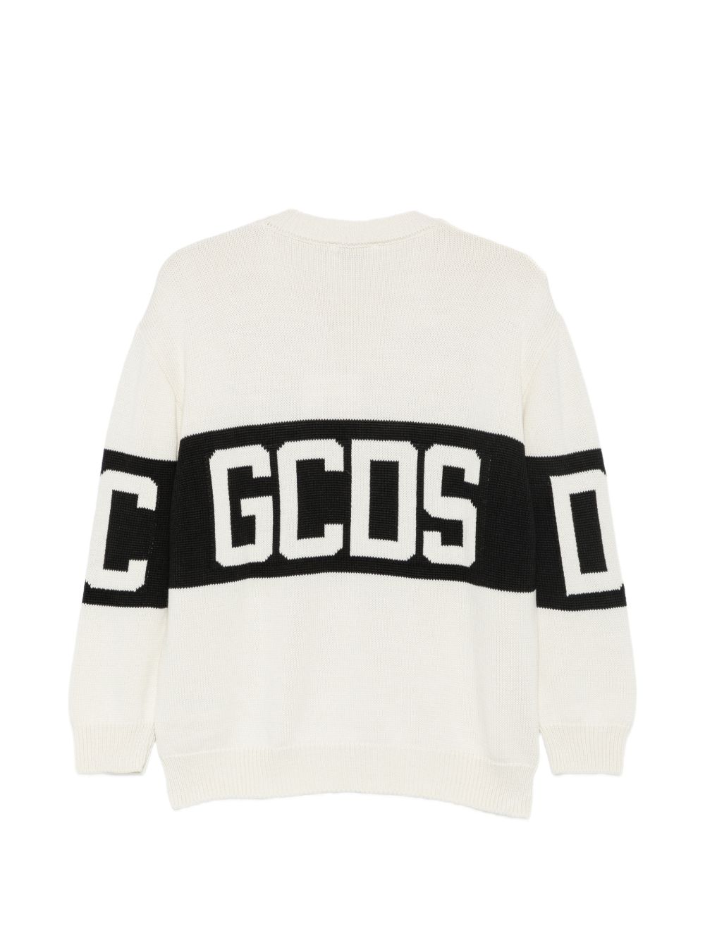 Maglione bianco/nero per bambino Z0UJQF621K347 157B Gcds Kids 