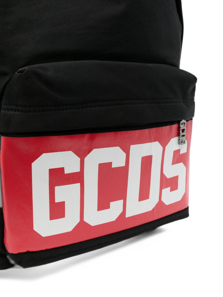 Zaino nero/rosso per bambino Z0UJQW718T353 999R Gcds Kids 