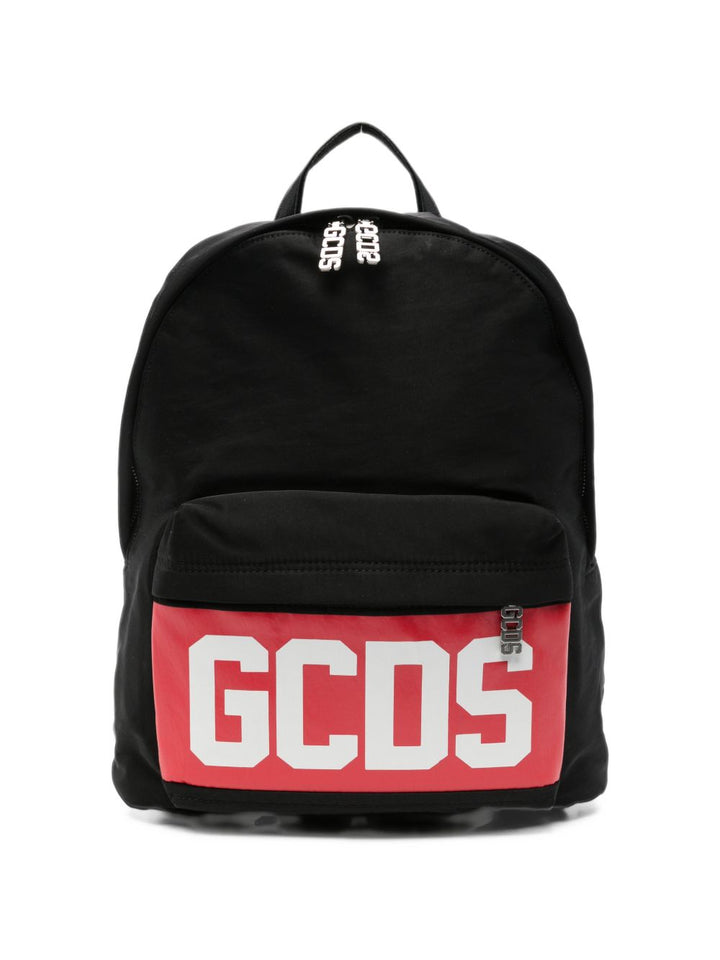 Zaino nero/rosso per bambino Z0UJQW718T353 999R Gcds Kids 