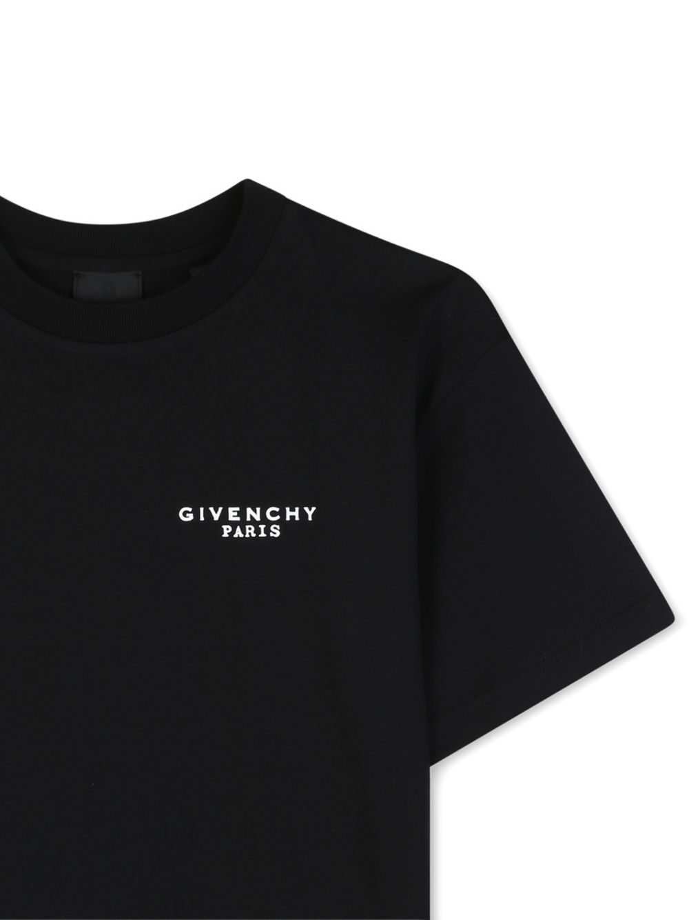 T-shirt nera per bambino H31280 09B Givenchy Kids 