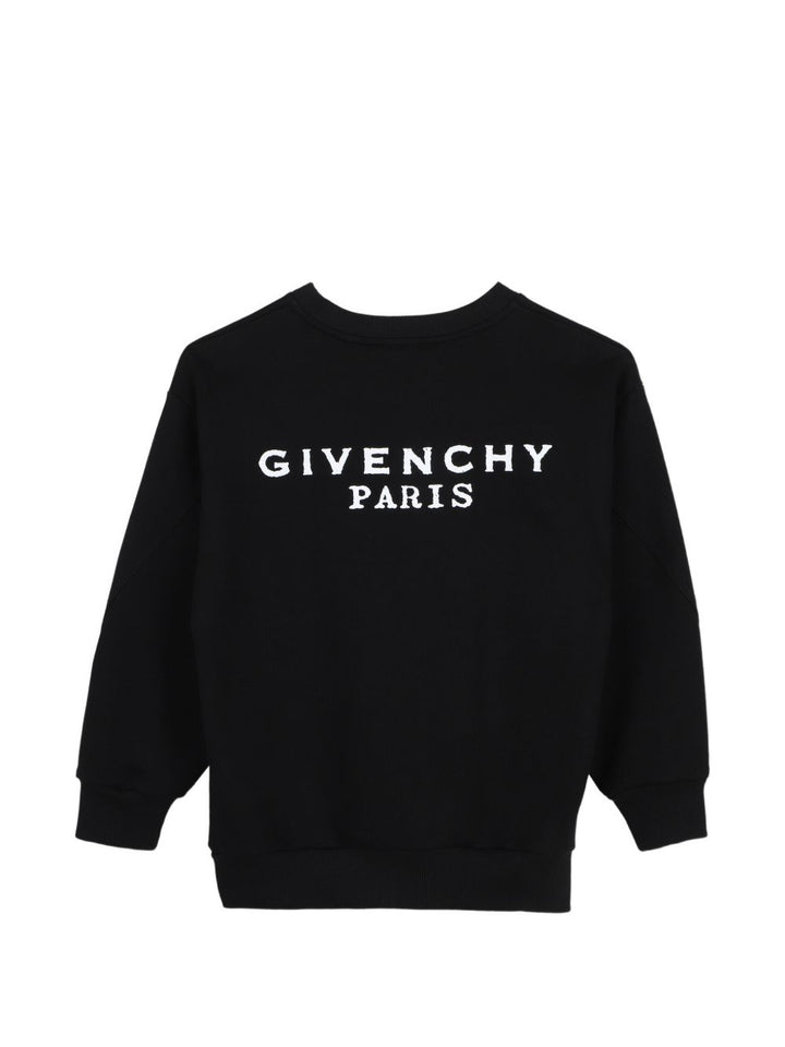 Felpa nera per bambino H31282 09B Givenchy Kids 