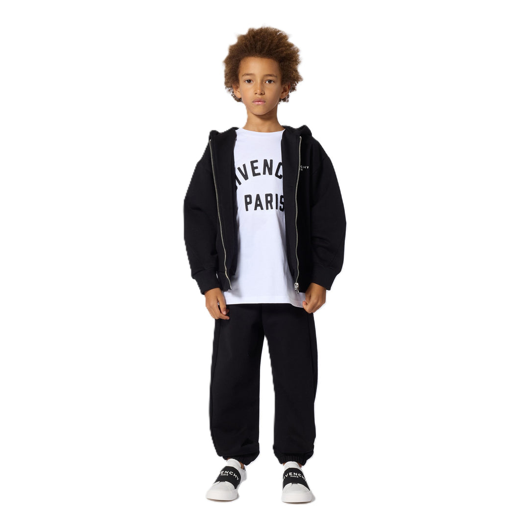 Felpa nera per bambino H31285 09B Givenchy Kids 