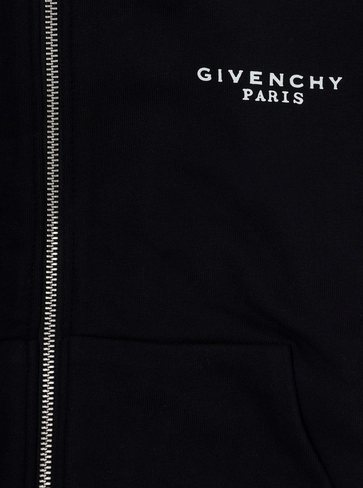 Felpa nera per bambino H31285 09B Givenchy Kids 