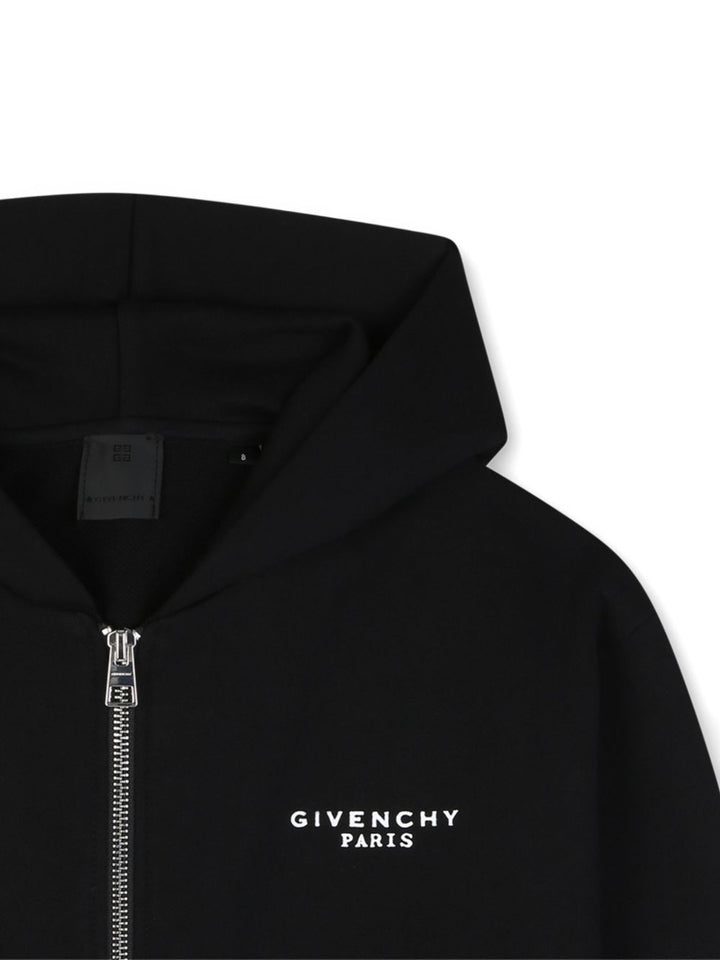 Felpa nera per bambino H31285 09B Givenchy Kids 