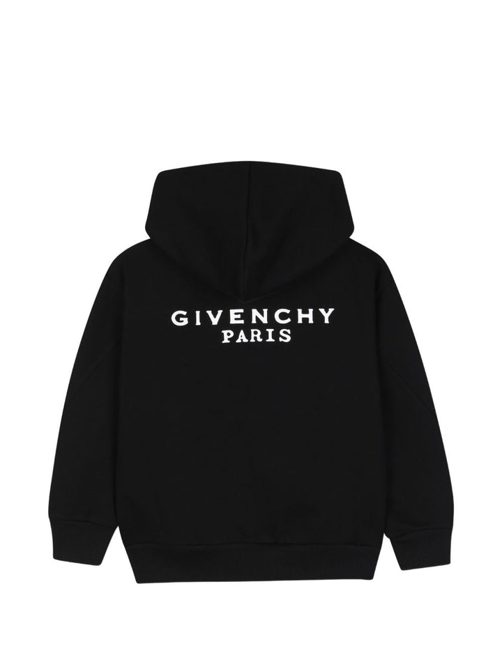 Felpa nera per bambino H31285 09B Givenchy Kids 