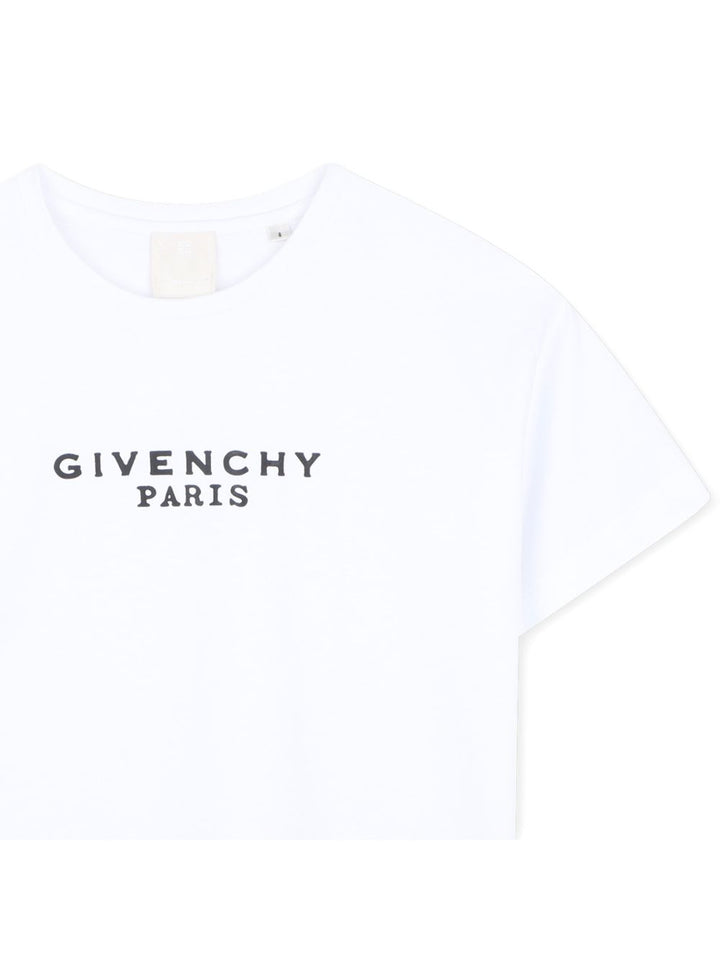 T-shirt bianco per bambina H31315 10P Givenchy Kids 