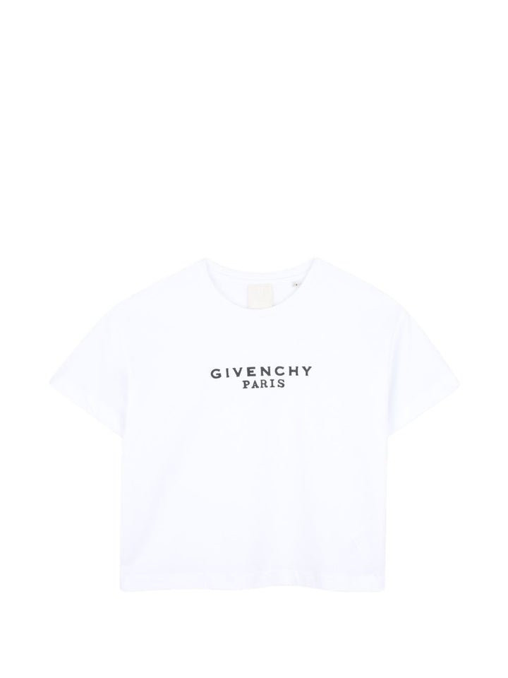 T-shirt bianco per bambina H31315 10P Givenchy Kids 
