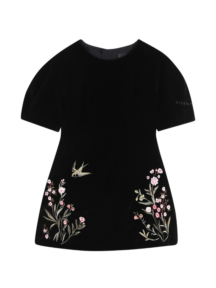 Abito nero per bambina H31426 09B Givenchy Kids 