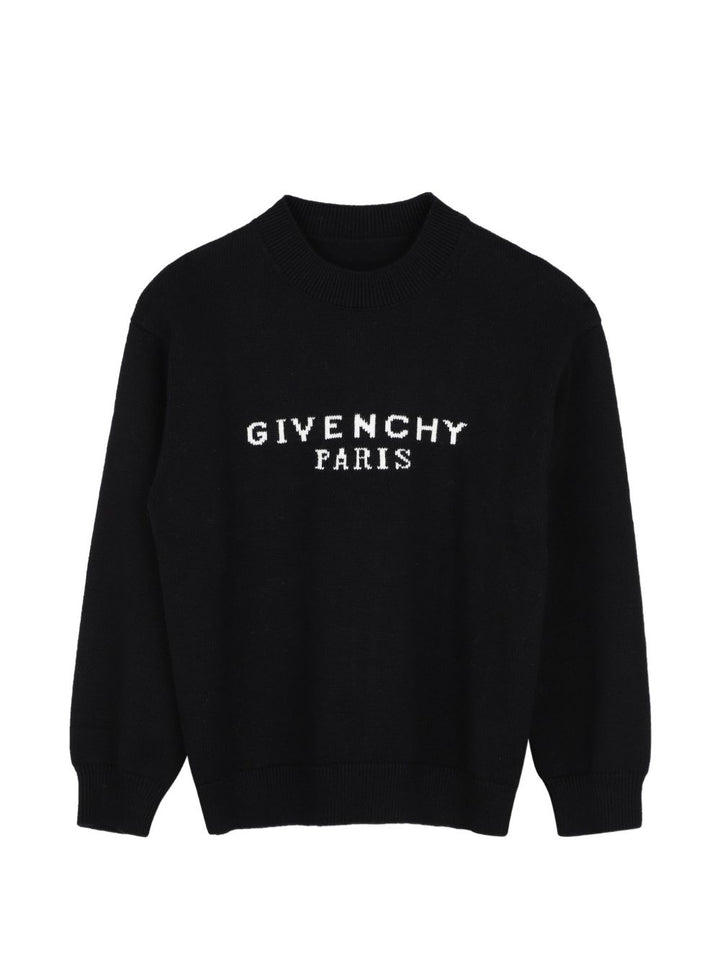 Maglione nero per bambino H31441 09B Givenchy Kids 