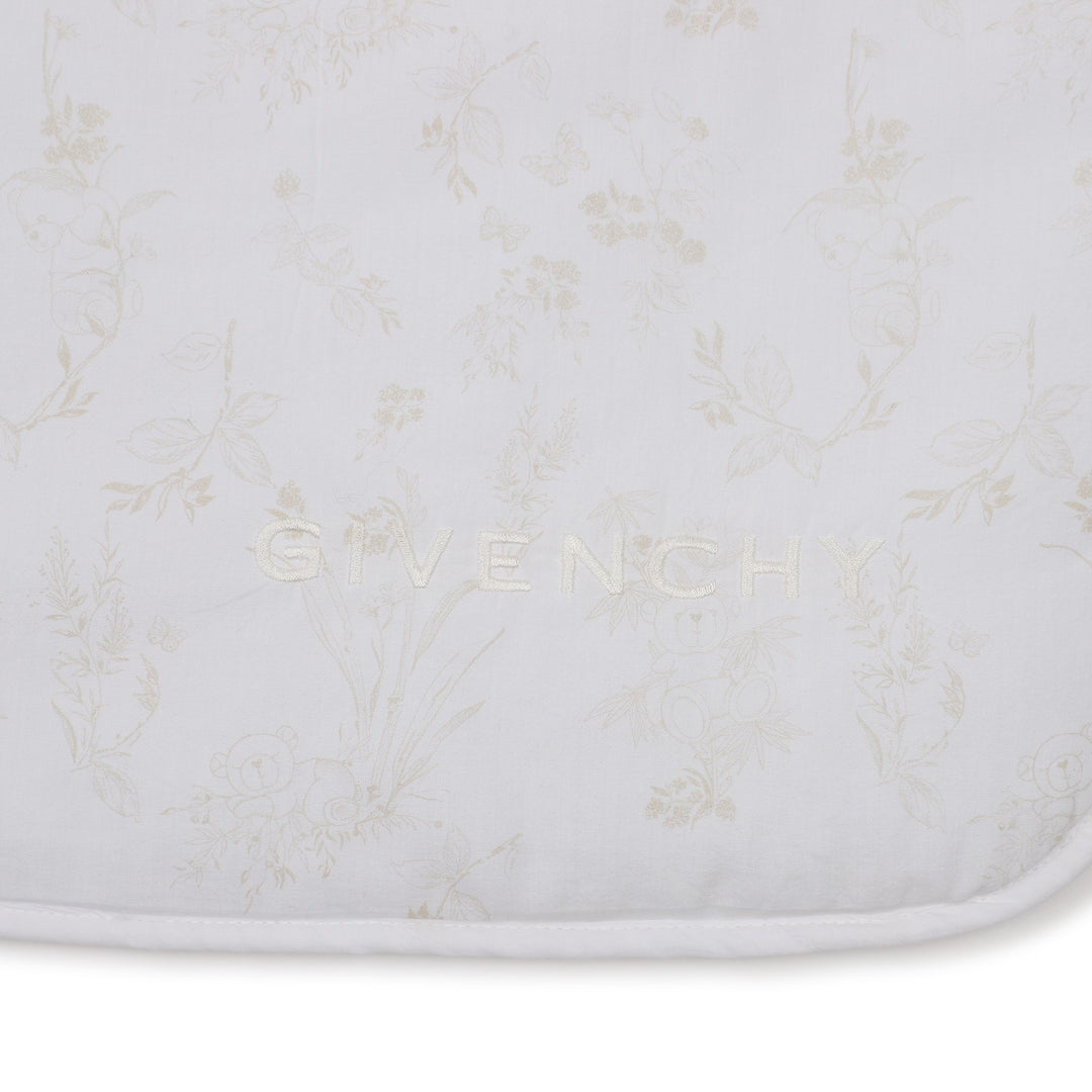Coperta bianco beige per neonato H31530 N02 Givenchy Kids 
