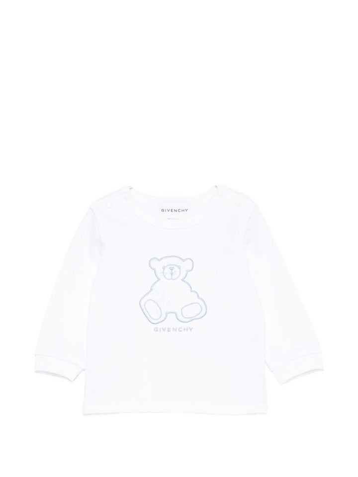 Completo azzurro cielo/bianco per neonato H31538 783 Givenchy Kids 