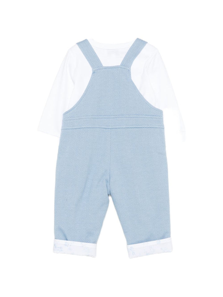 Completo azzurro cielo/bianco per neonato H31538 783 Givenchy Kids 