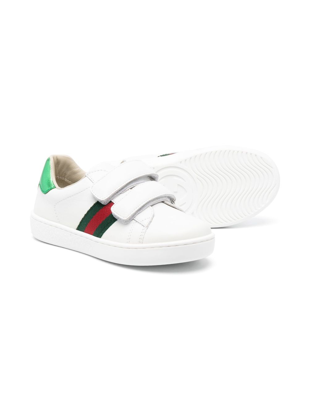 Sneakers bianche per bambino 455447CPWP0 9085 Gucci Kids 