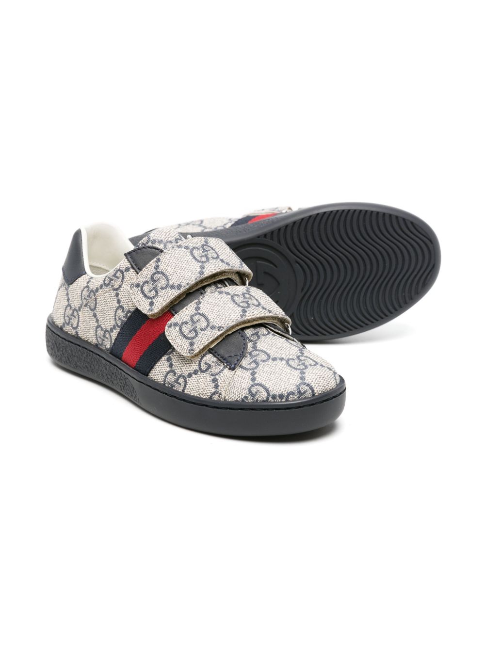 Snekers blu/grigio per bambino 463090FACYF 4055 Gucci Kids 