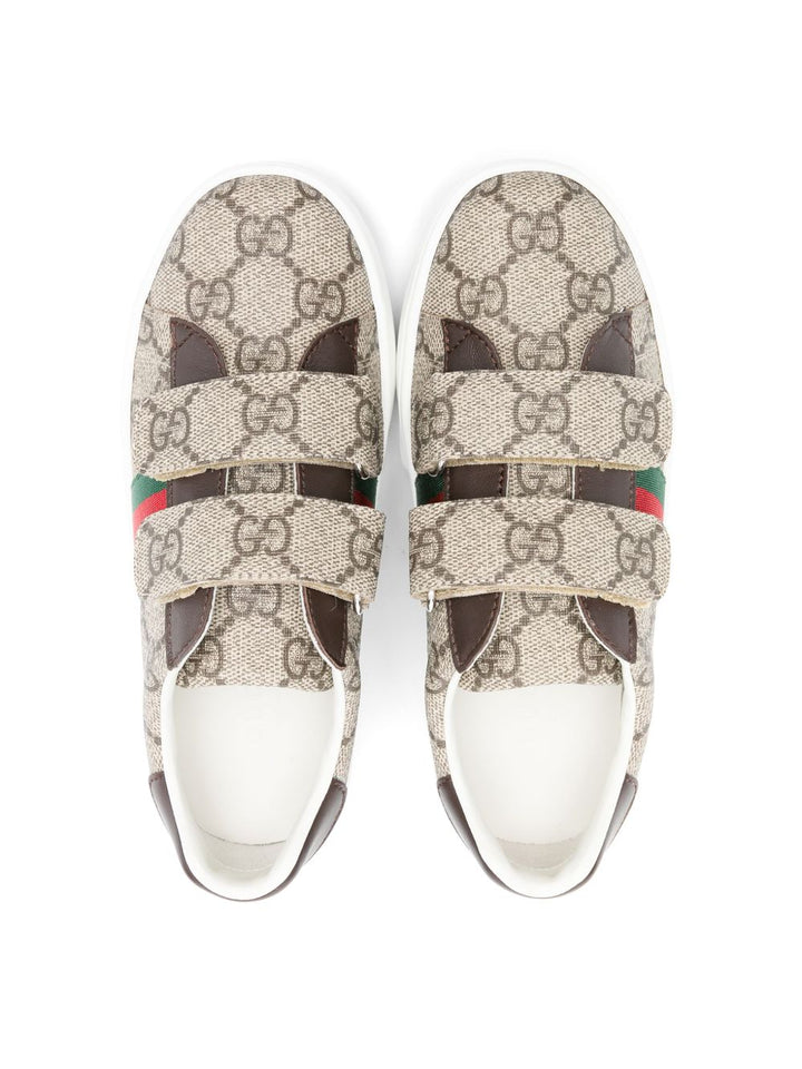 Sneakers marrone/beige per bambino 463090FACYF 9753 Gucci Kids 
