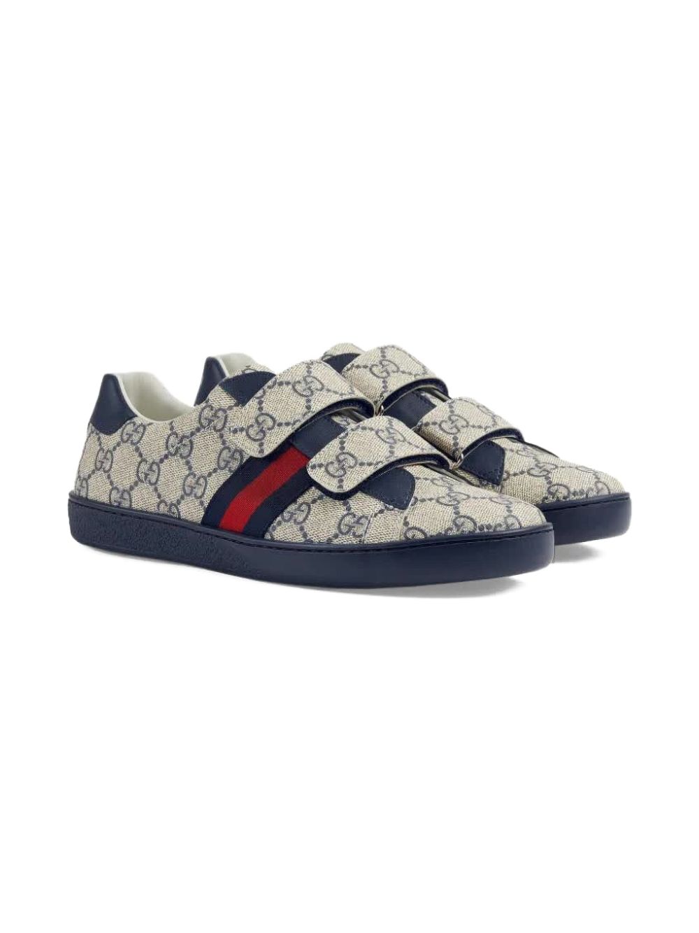 Sneakers beige/blu per bambino 463091FACYF 4055 Gucci Kids 