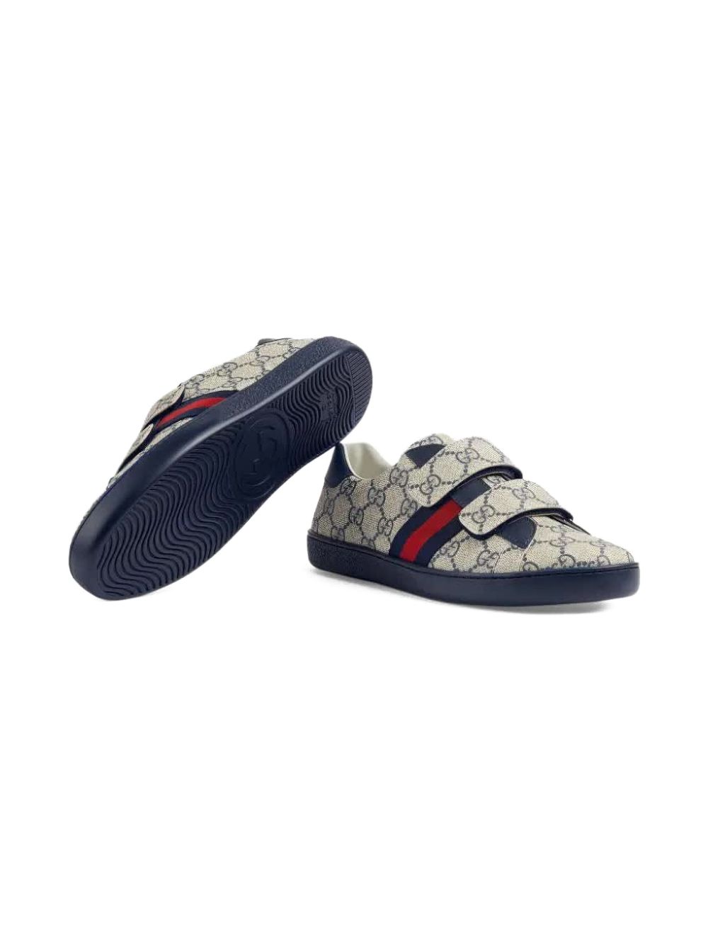Sneakers beige/blu per bambino 463091FACYF 4055 Gucci Kids 