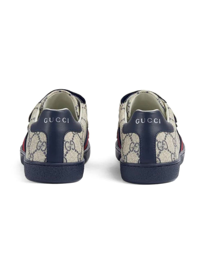 Sneakers beige/blu per bambino 463091FACYF 4055 Gucci Kids 