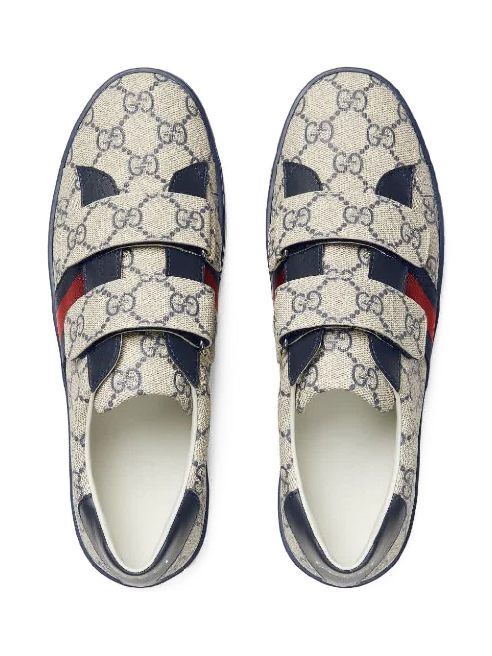 Sneakers beige/blu per bambino 463091FACYF 4055 Gucci Kids 