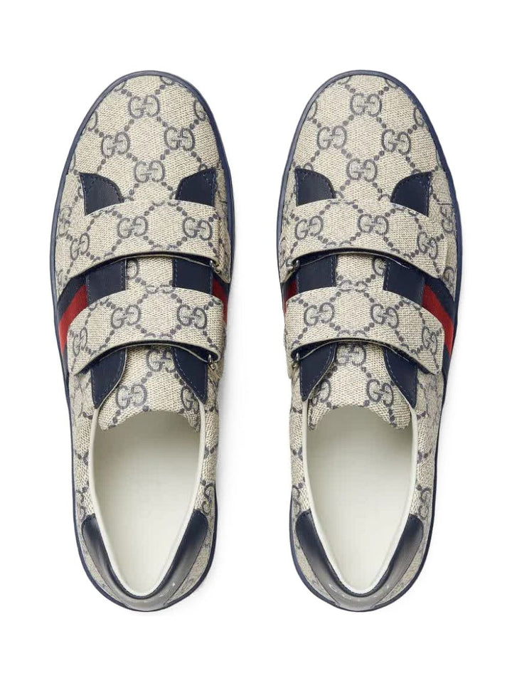 Sneakers beige/blu per bambino 463091FACYF 4055 Gucci Kids 