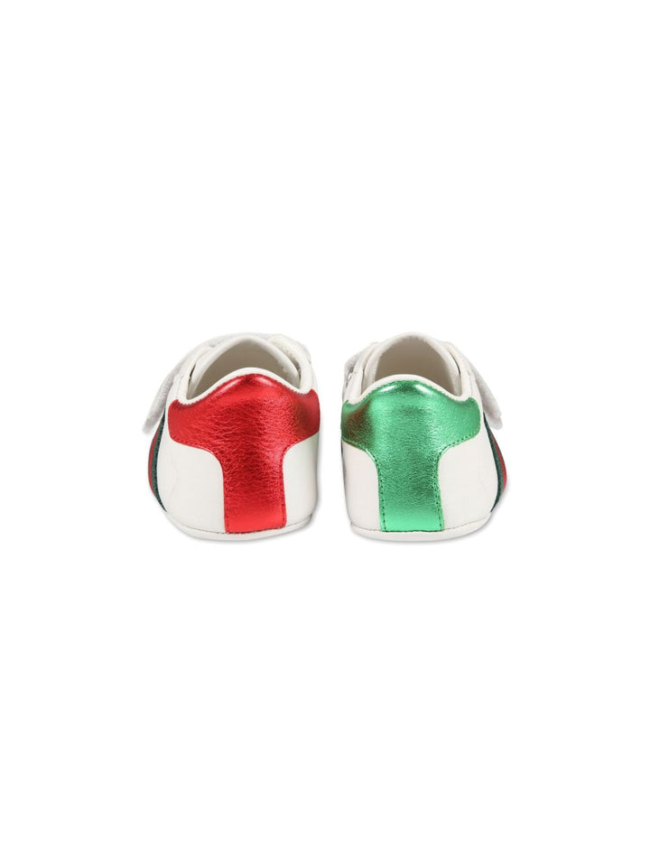 Sneakers bianche per neonato 500852BKPT0 9070 Gucci Kids 