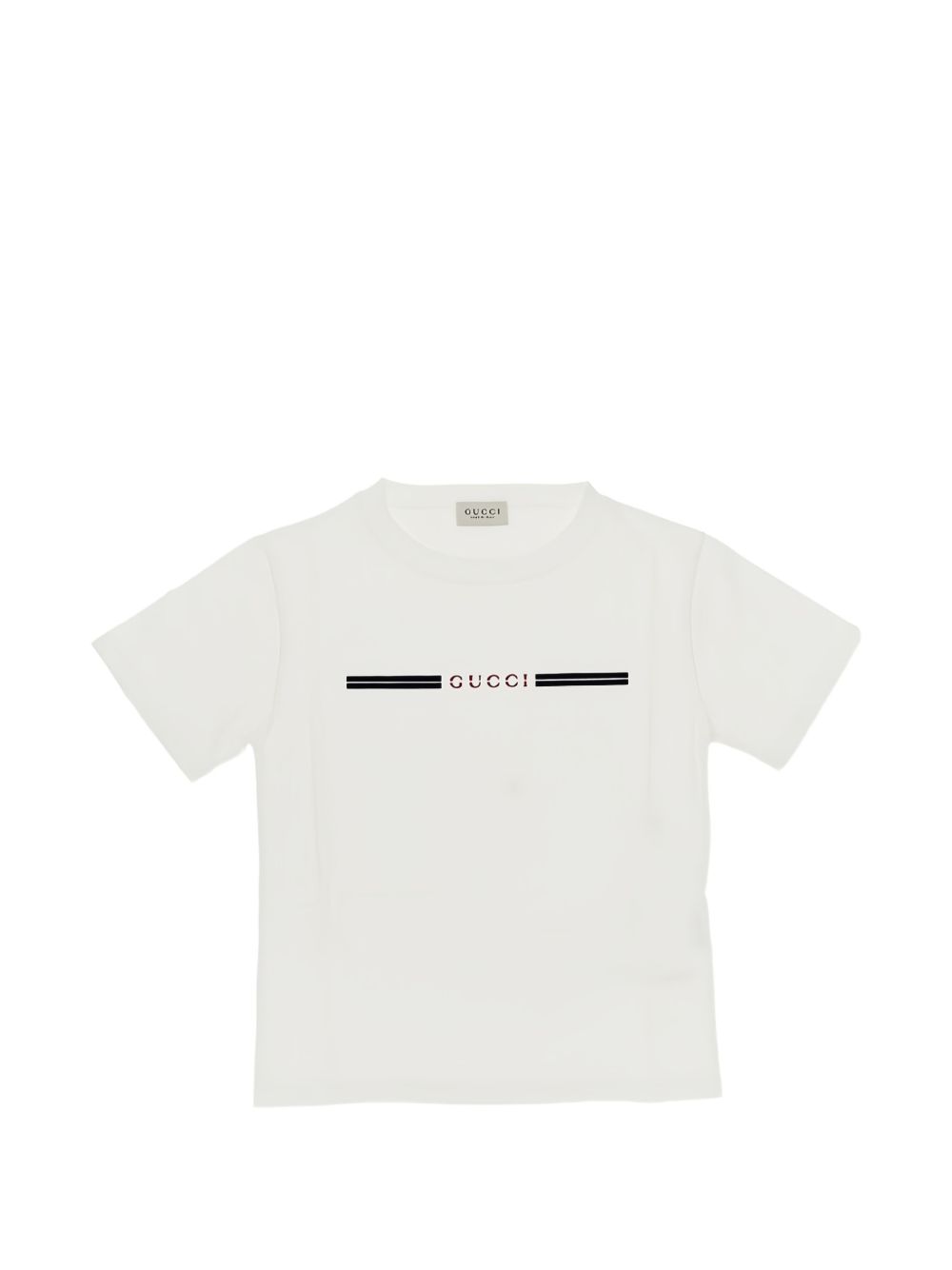 T-shirt bianca per bambino 575114XJHXI 9214 Gucci Kids 