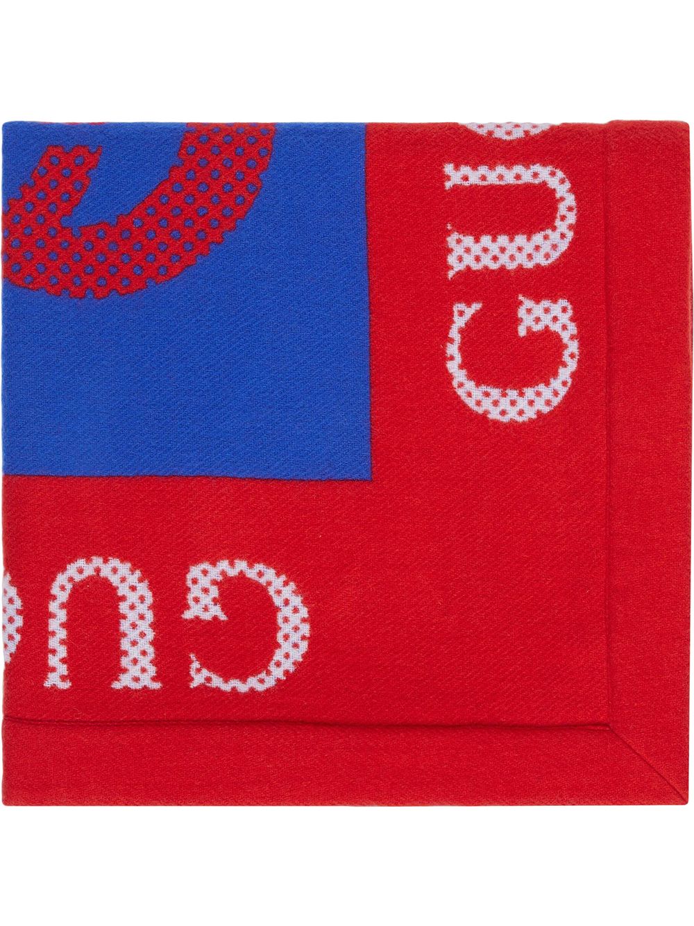 Coperta rosso/blu per neonato 6455203K200 4274 Gucci Kids 