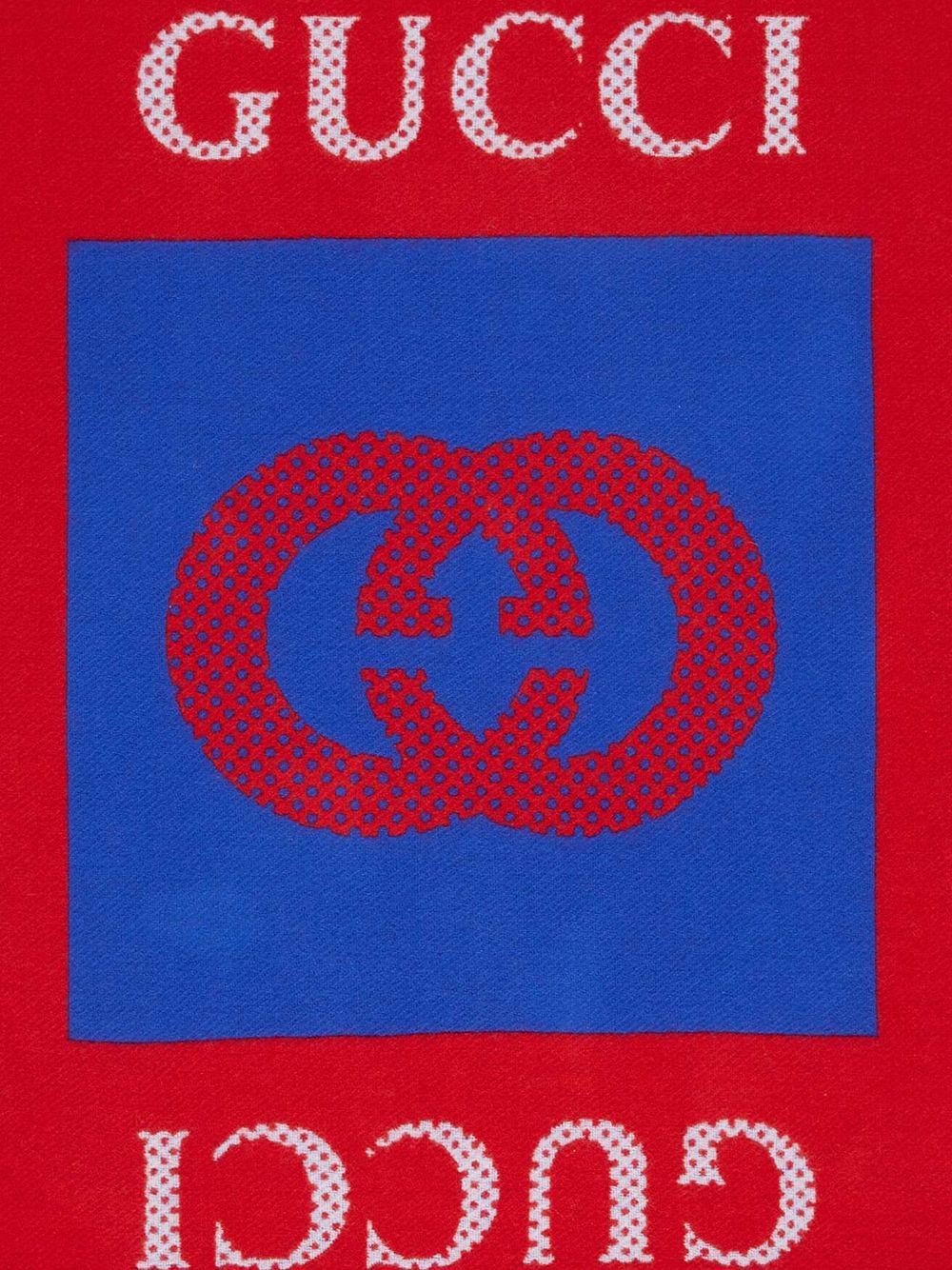 Coperta rosso/blu per neonato 6455203K200 4274 Gucci Kids 