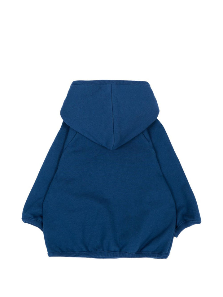 Felpa blu per neonato 749653XJHXY 4393 Gucci Kids 
