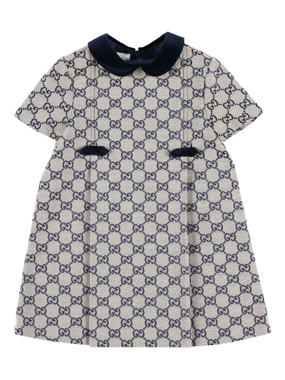 Abito grigio/blu per neonata 828494XWA2M 9118 Gucci Kids 
