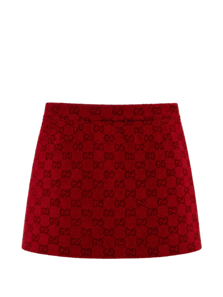 Gonna rossa per bambina 828852XJHD5 6062 Gucci Kids 
