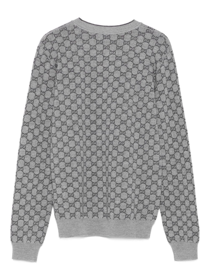Maglione grigio per bambino 834349XKEZO 1018 Gucci Kids 