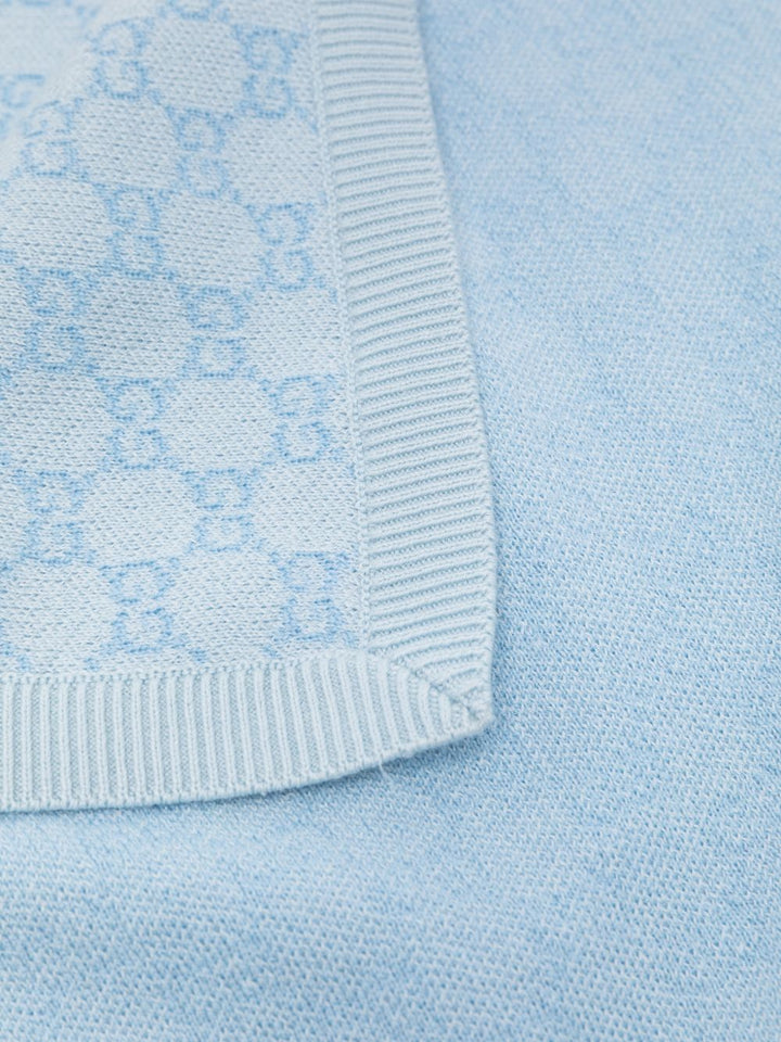 Coperta azzurra per neonato 8353453KACG 9269 Gucci Kids 