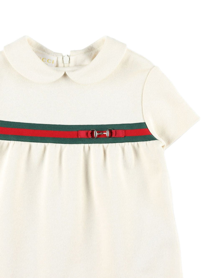 Abito crema per neonata 859754XJHR9 9908 Gucci Kids 