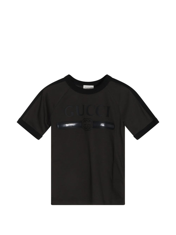 T-shirt grigio scuro per bambino 864634XJHW6 1073 Gucci Kids 