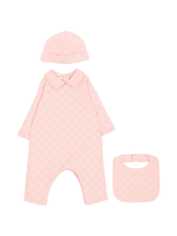 Tutina rosa chiaro per neonata 864661XJHVT 5967 Gucci Kids 
