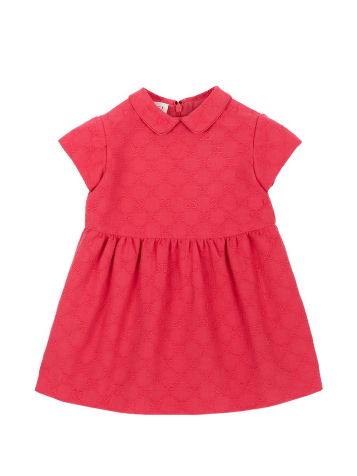 Abito rosa per neonata 866841ZASYD 6137 Gucci Kids 