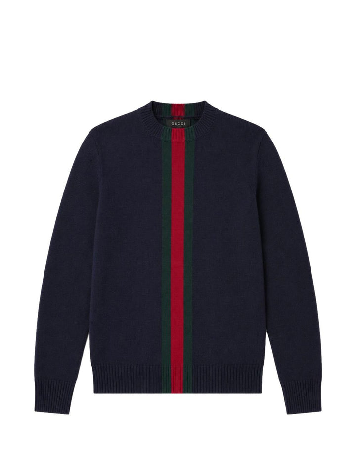 Maglione blu/rosso/verde per bambino 867433XKFKT 4154 Gucci Kids 