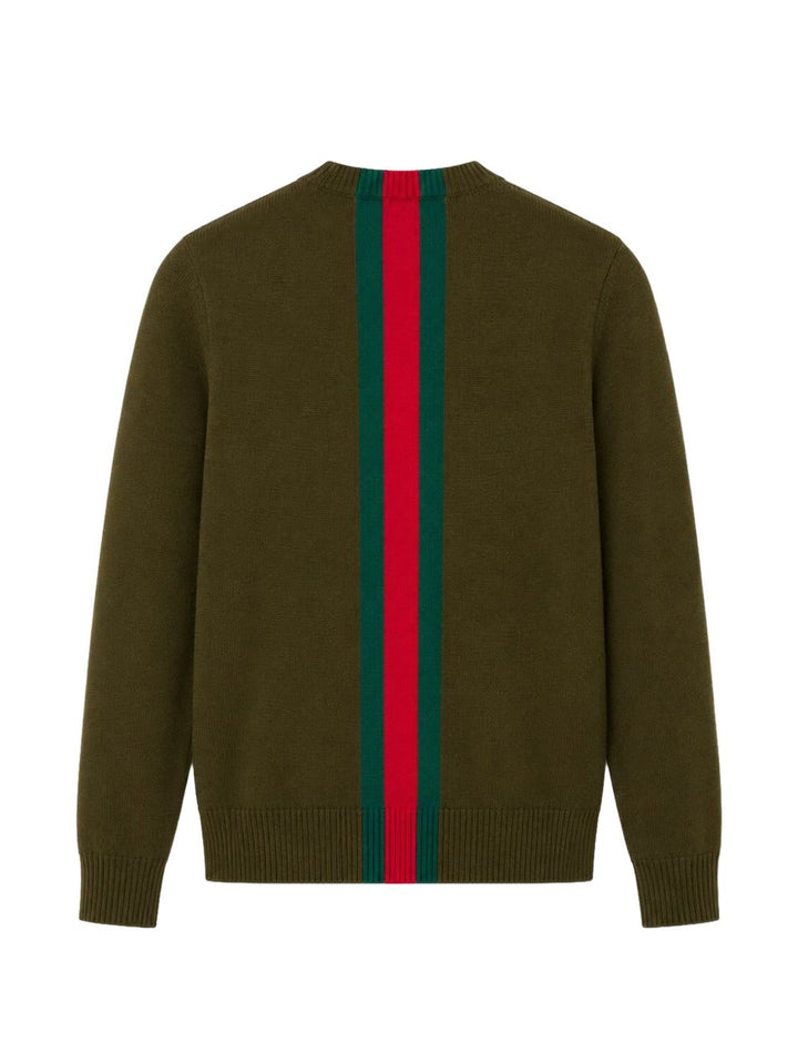 Maglione verde per bambino 867433XKFNR 3008 Gucci Kids 