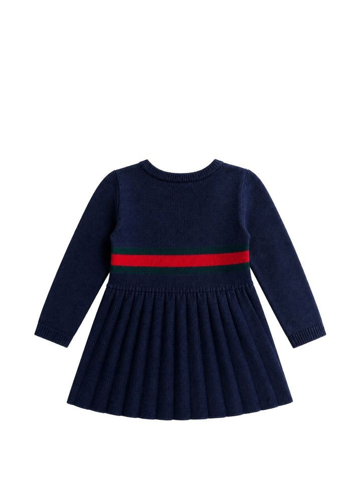 Abito blu per bambina 867906XKFKU 4154 Gucci Kids 