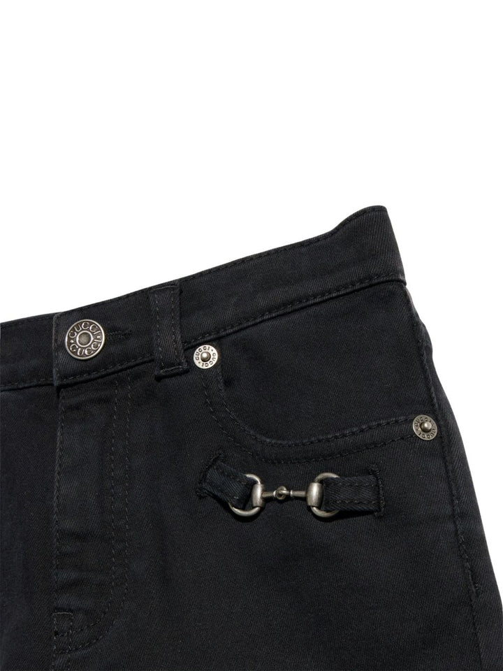 Jeans grigio scuro per bambina 870025XDC41 1168 Gucci Kids 