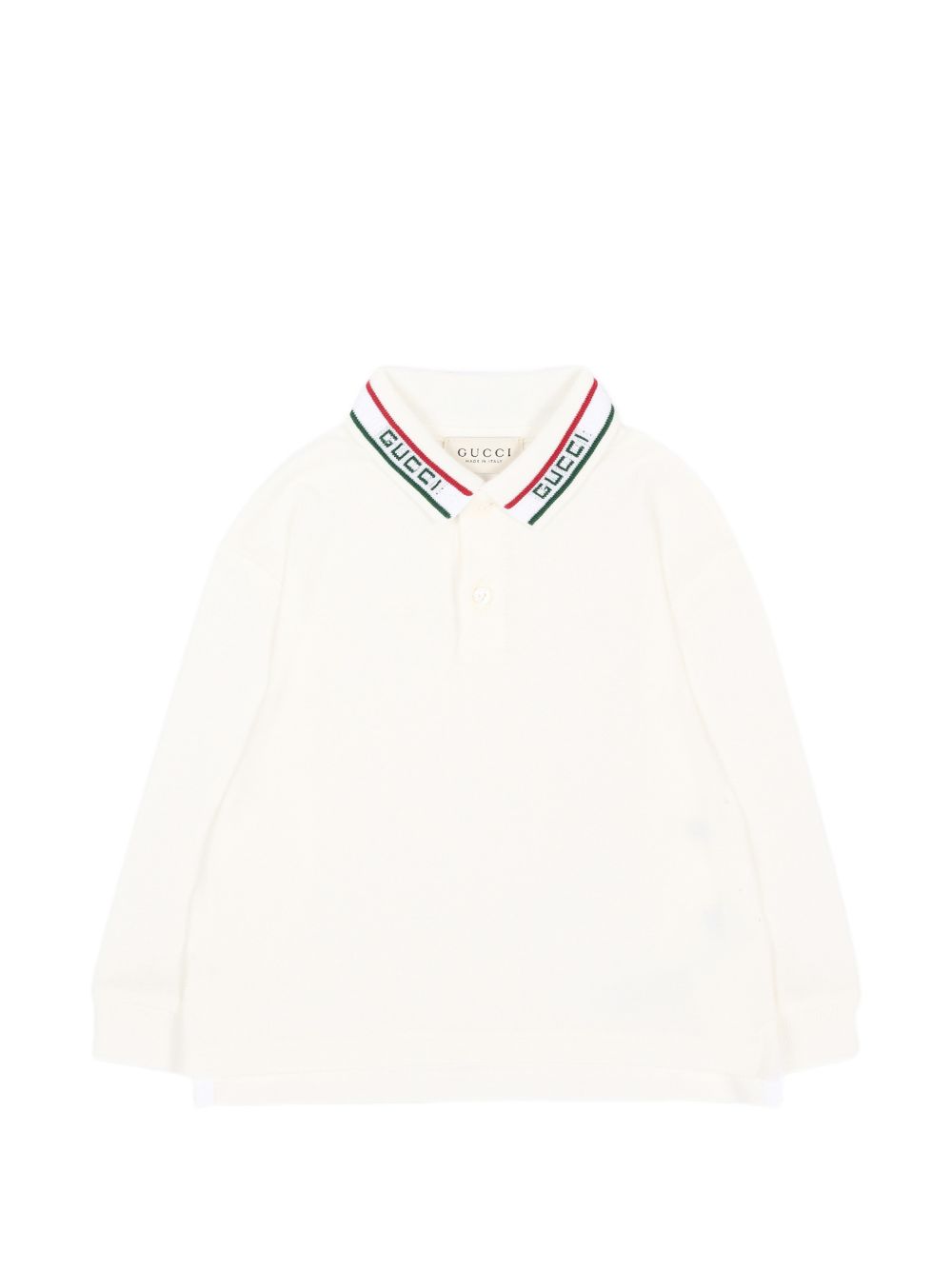 Polo crema per neonato 870876XJHW2 9024 Gucci Kids 