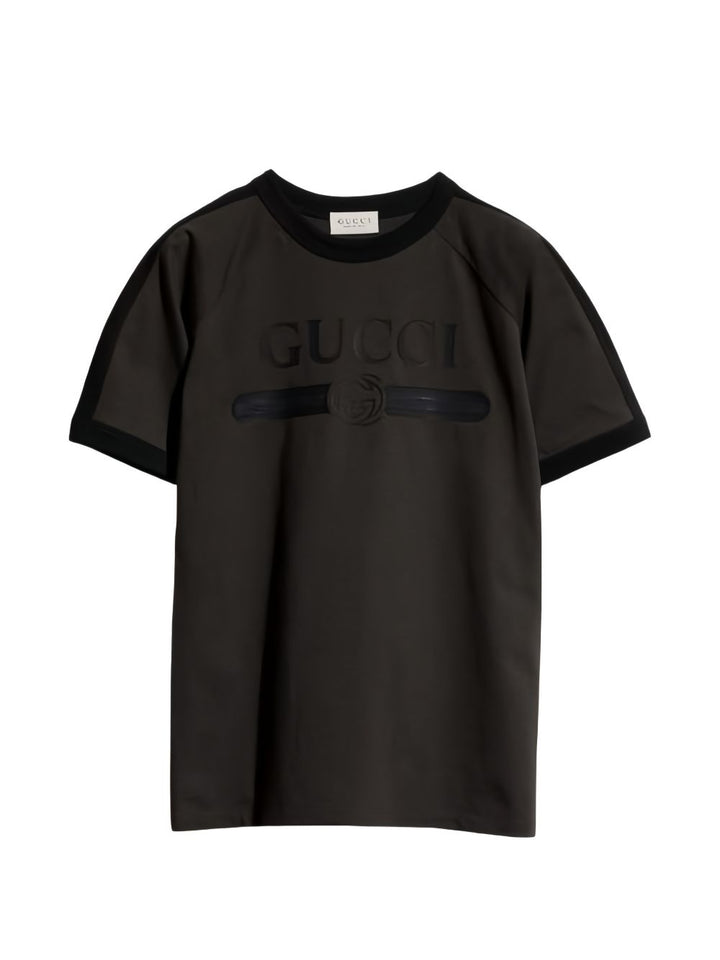 T-shirt grigio scuro per bambino A0044YXJHW6 1073 Gucci Kids 