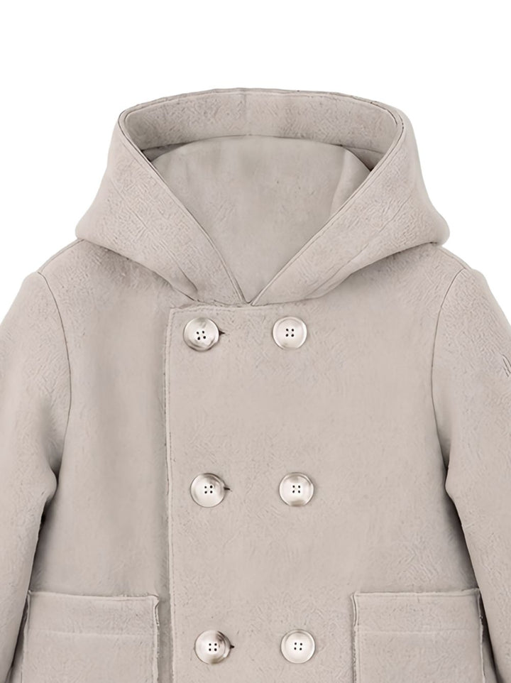 Cappotto grigio per neonato A26GGM0027N0041 031 Il Gufo 
