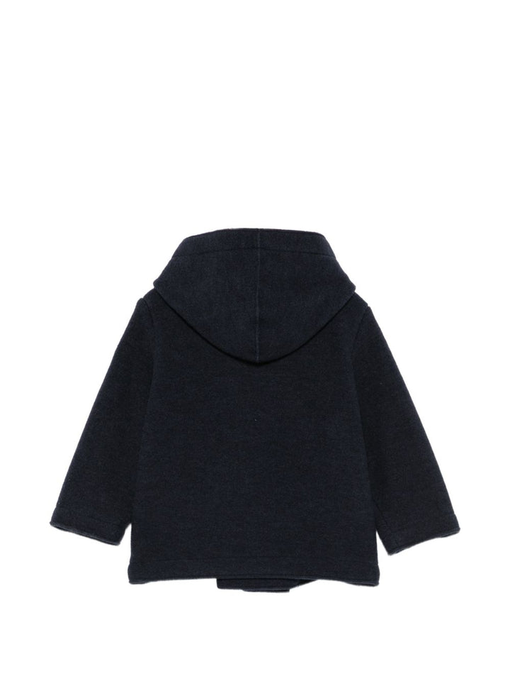 Cappotto blu navy per neonato A26GGM0027N0041 497 Il Gufo 
