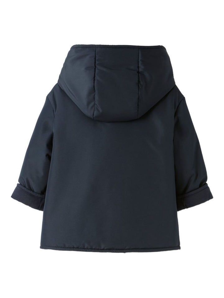 Cappotto blu navy per neonato A26GGP0013N0001 497 Il Gufo 